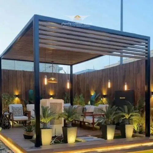 برجولات حديد طولية