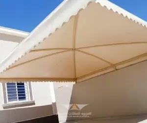 تركيب قماش مظلات
