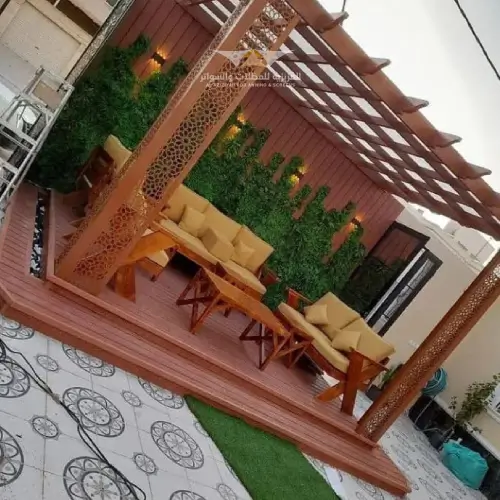 شركه عمل مظلات برجولات حديد في السعوديه