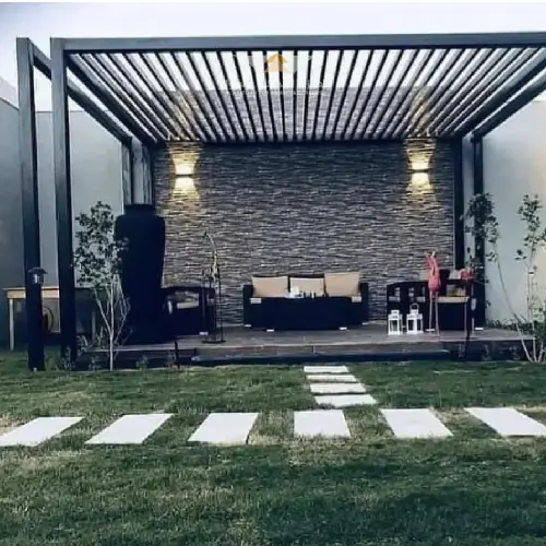 مظلات برجولات حديد