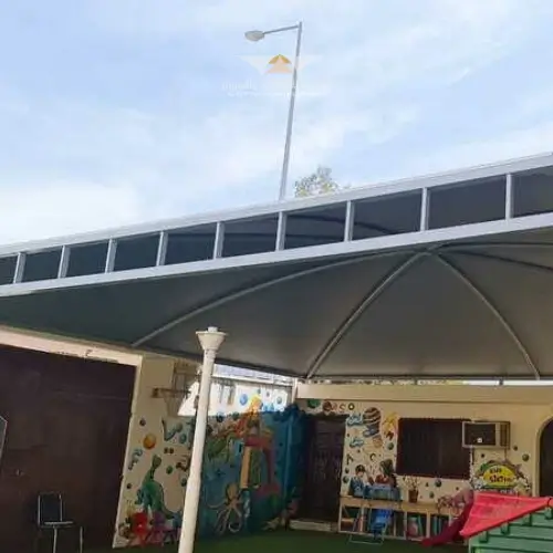 مظلات مدارس حديد